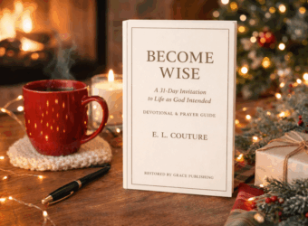 Become Wise Christian Devotional Cozy Christmas Reading Scene