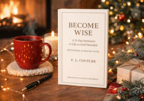 Become Wise Christian Devotional Cozy Christmas Reading Scene